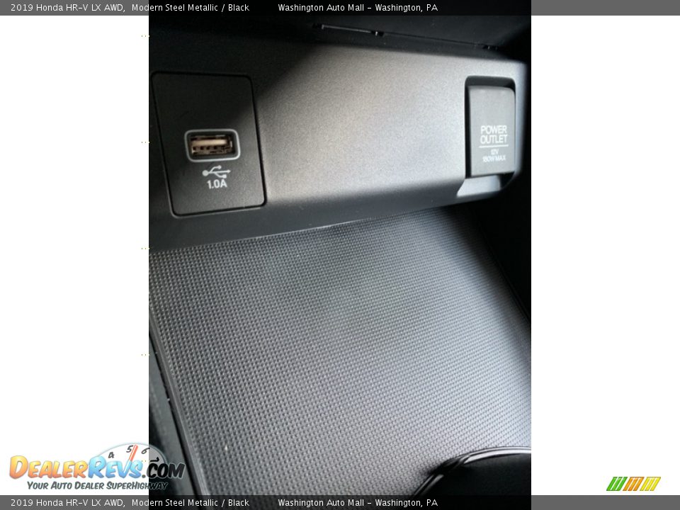 2019 Honda HR-V LX AWD Modern Steel Metallic / Black Photo #35