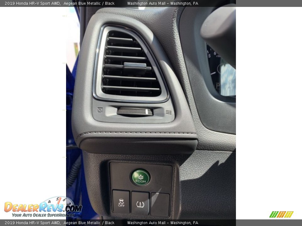 2019 Honda HR-V Sport AWD Aegean Blue Metallic / Black Photo #12