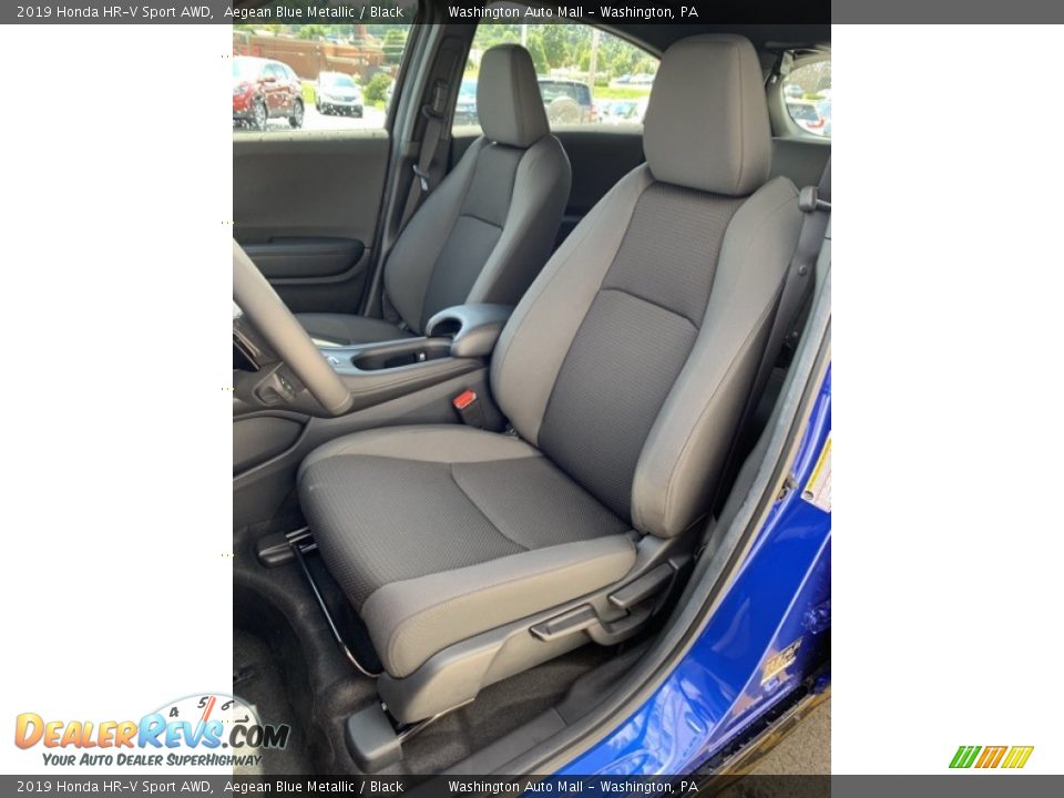 2019 Honda HR-V Sport AWD Aegean Blue Metallic / Black Photo #14