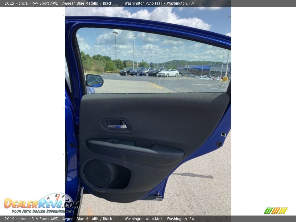 2019 Honda HR-V Sport AWD Aegean Blue Metallic / Black Photo #23