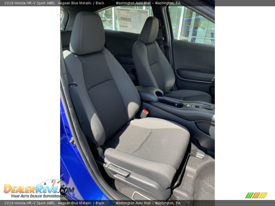 2019 Honda HR-V Sport AWD Aegean Blue Metallic / Black Photo #27