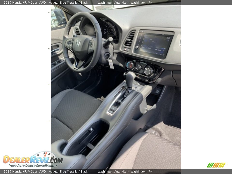 2019 Honda HR-V Sport AWD Aegean Blue Metallic / Black Photo #28