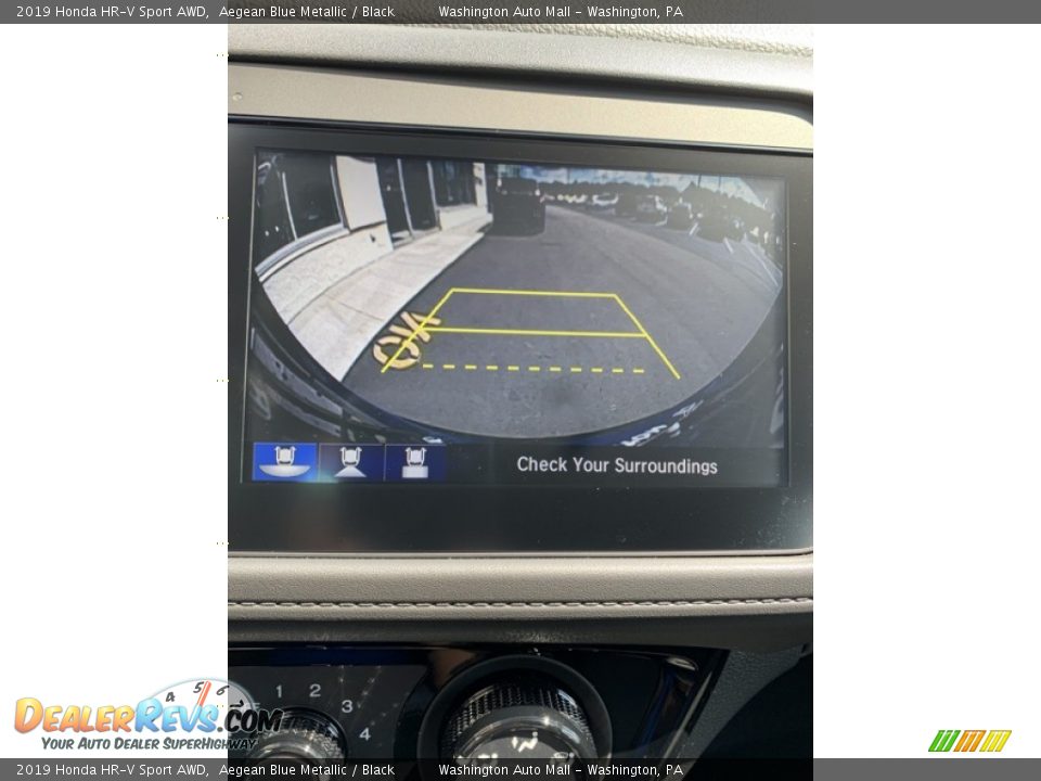 2019 Honda HR-V Sport AWD Aegean Blue Metallic / Black Photo #32