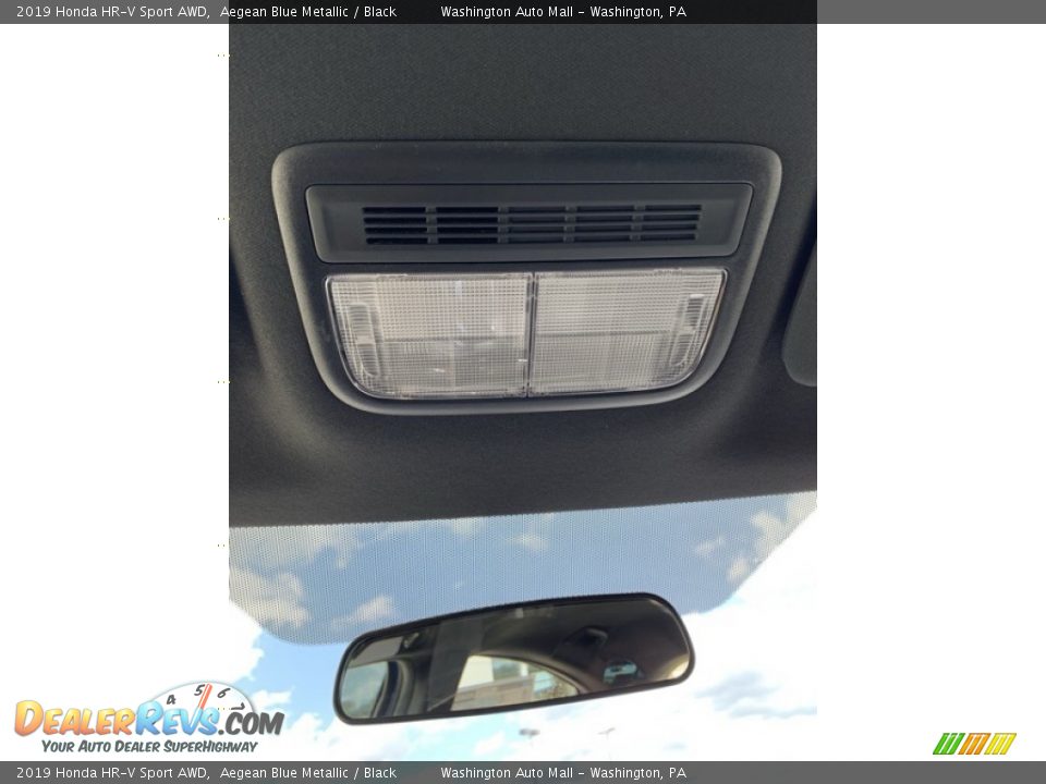 2019 Honda HR-V Sport AWD Aegean Blue Metallic / Black Photo #36