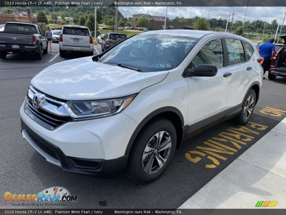 2019 Honda CR-V LX AWD Platinum White Pearl / Ivory Photo #4