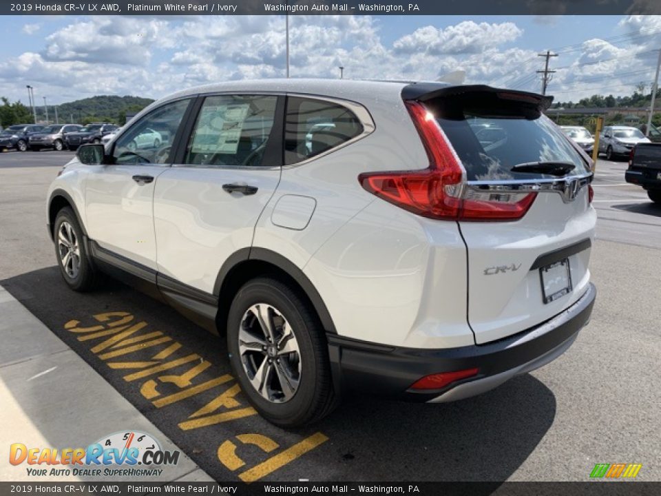 2019 Honda CR-V LX AWD Platinum White Pearl / Ivory Photo #5