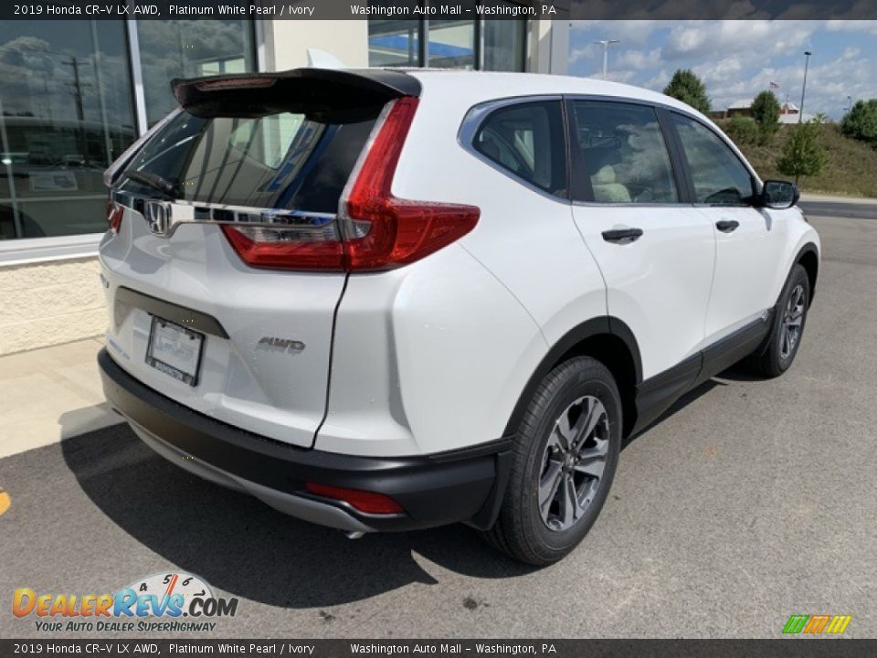 2019 Honda CR-V LX AWD Platinum White Pearl / Ivory Photo #7