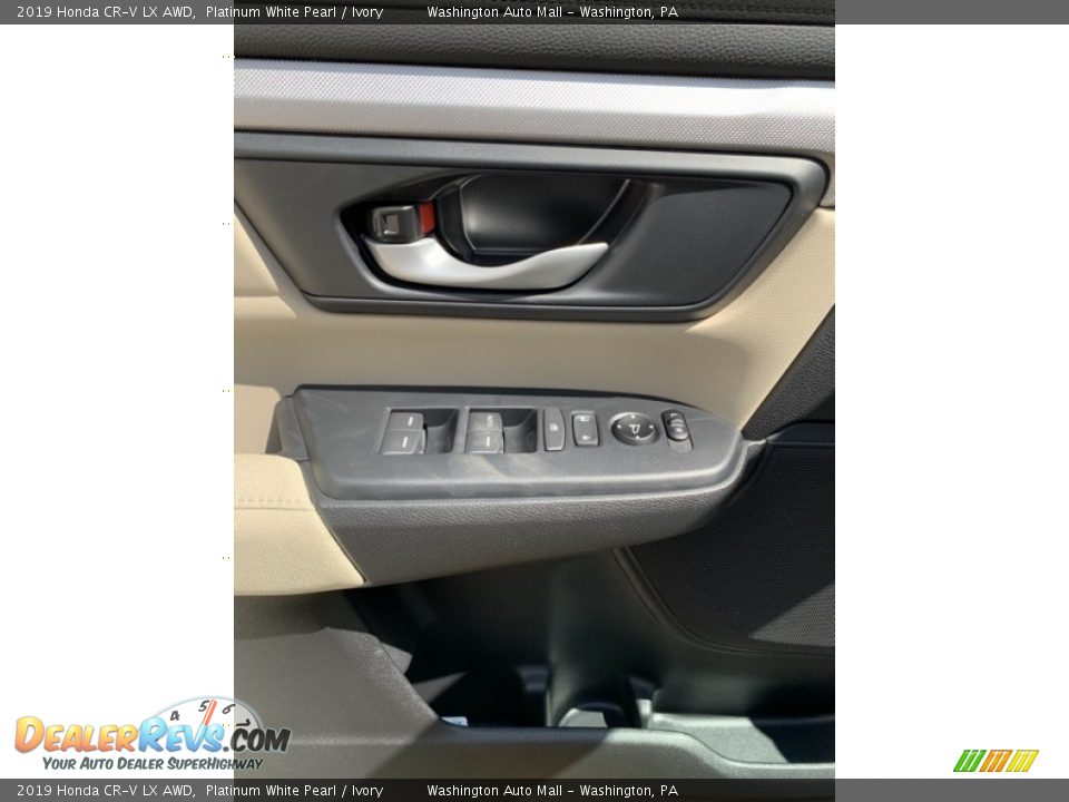 2019 Honda CR-V LX AWD Platinum White Pearl / Ivory Photo #11
