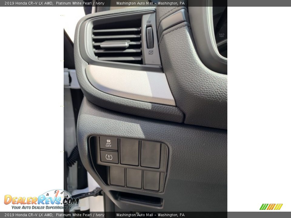 2019 Honda CR-V LX AWD Platinum White Pearl / Ivory Photo #12