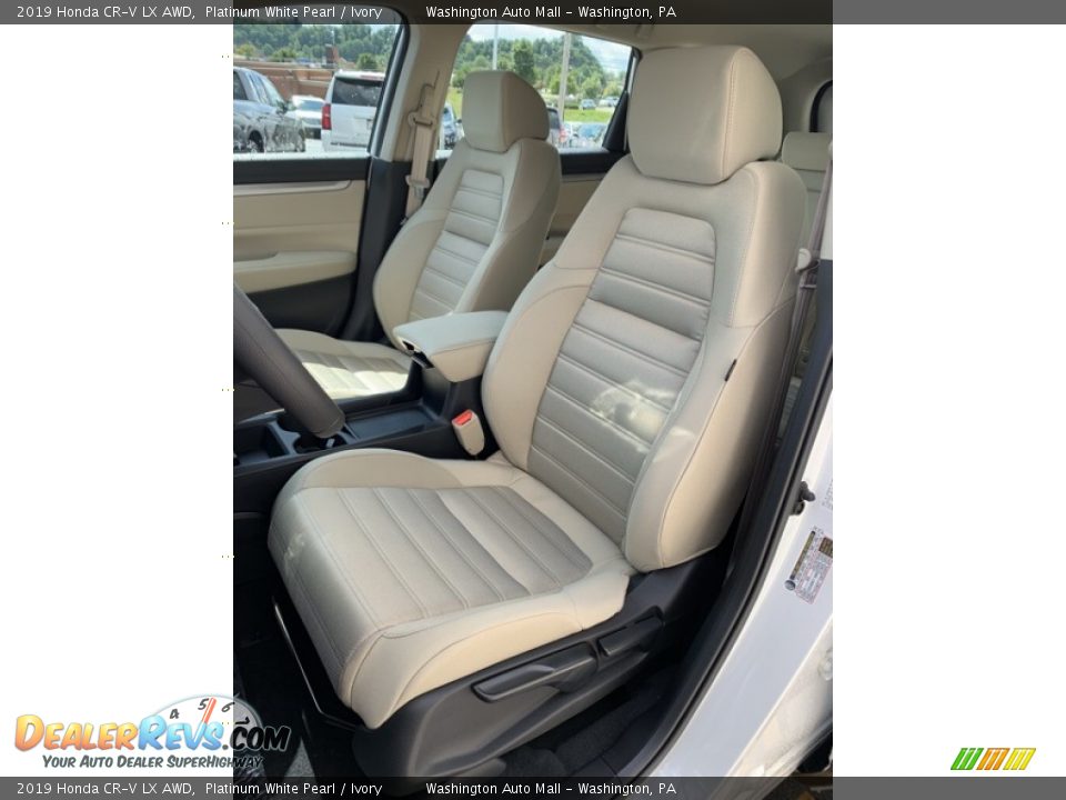 2019 Honda CR-V LX AWD Platinum White Pearl / Ivory Photo #14