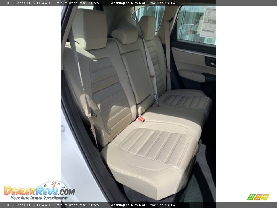 2019 Honda CR-V LX AWD Platinum White Pearl / Ivory Photo #24