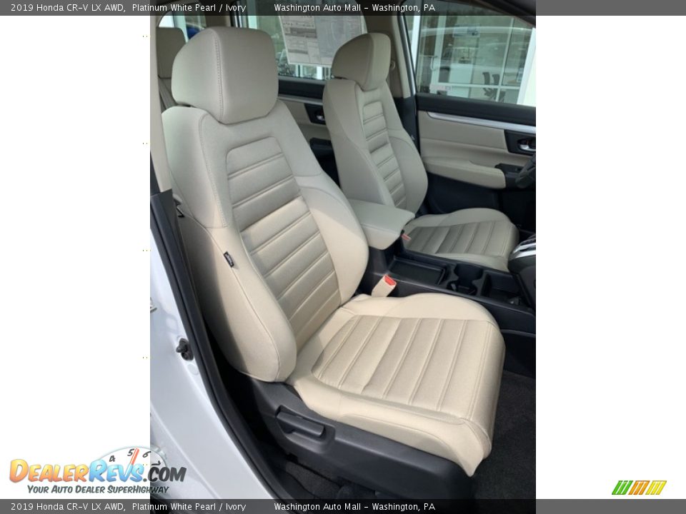 2019 Honda CR-V LX AWD Platinum White Pearl / Ivory Photo #27