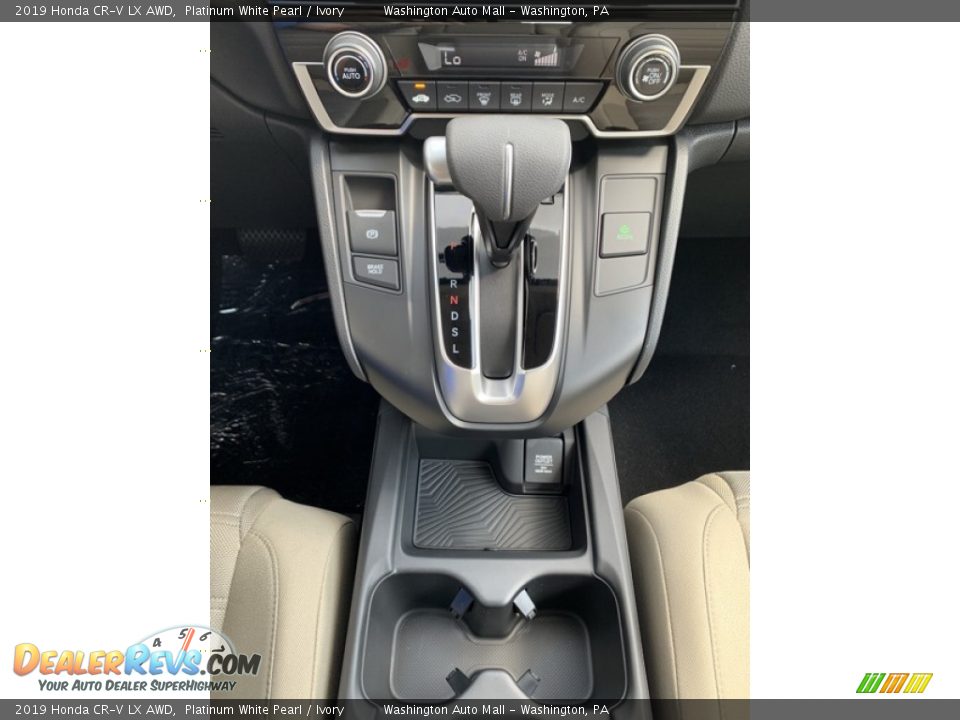 2019 Honda CR-V LX AWD Platinum White Pearl / Ivory Photo #33