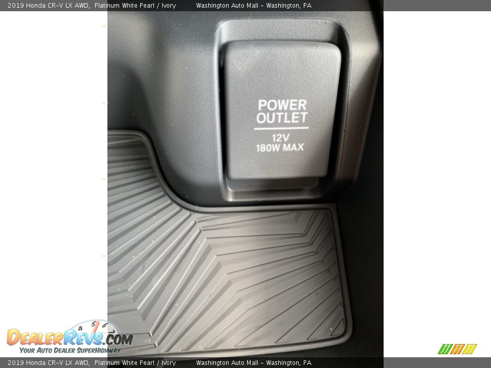 2019 Honda CR-V LX AWD Platinum White Pearl / Ivory Photo #35
