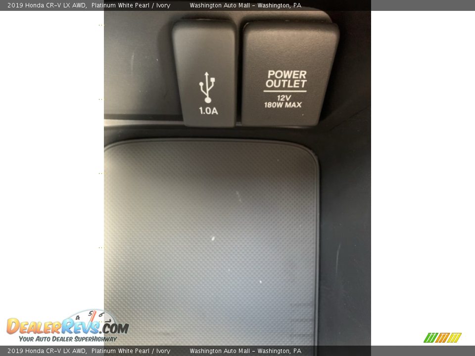 2019 Honda CR-V LX AWD Platinum White Pearl / Ivory Photo #36