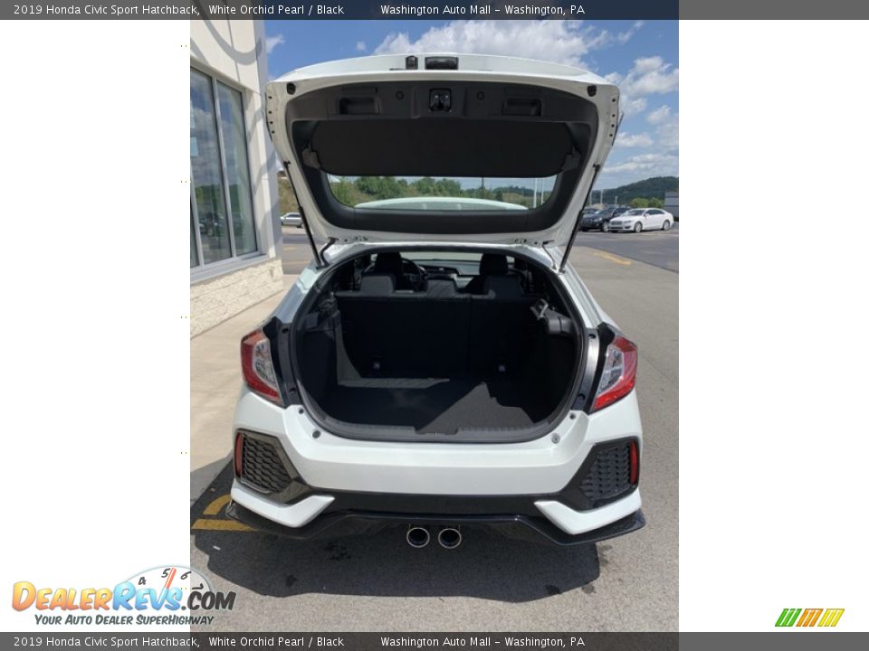 2019 Honda Civic Sport Hatchback White Orchid Pearl / Black Photo #20
