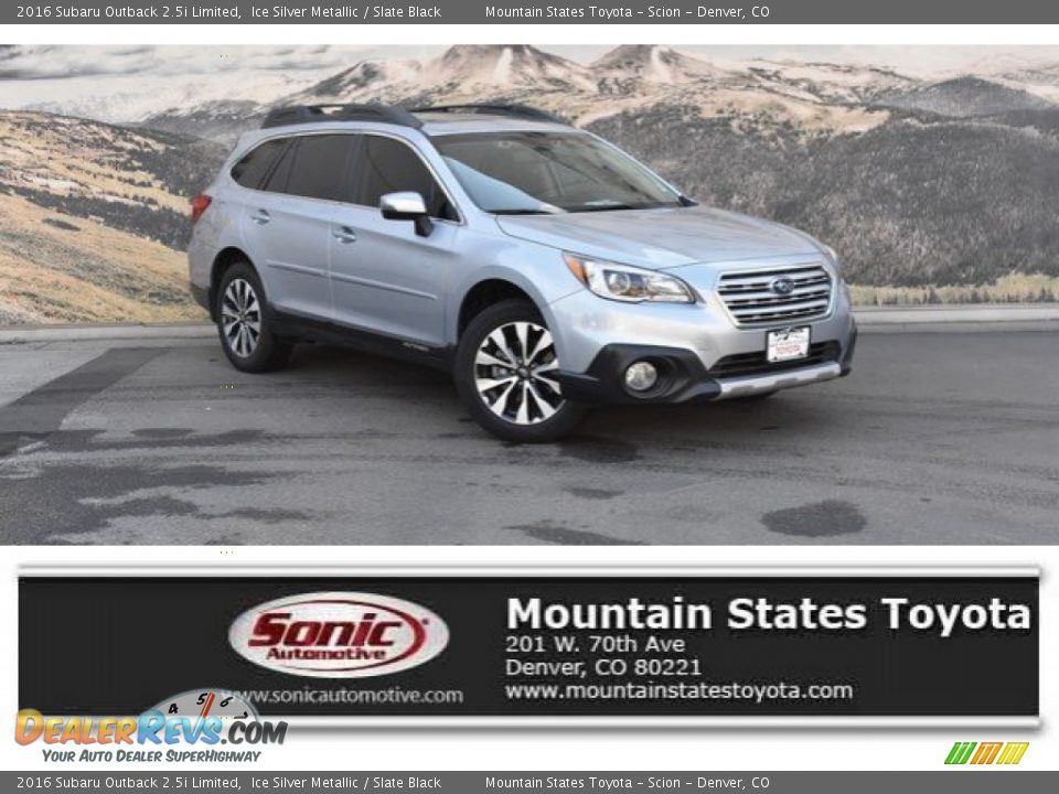 2016 Subaru Outback 2.5i Limited Ice Silver Metallic / Slate Black Photo #1