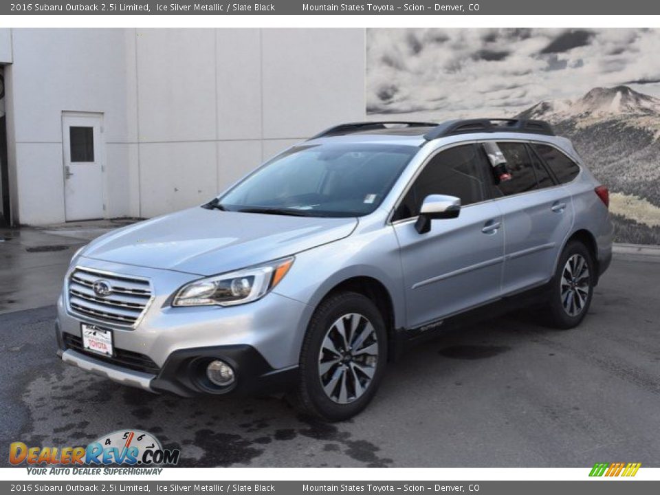 2016 Subaru Outback 2.5i Limited Ice Silver Metallic / Slate Black Photo #2