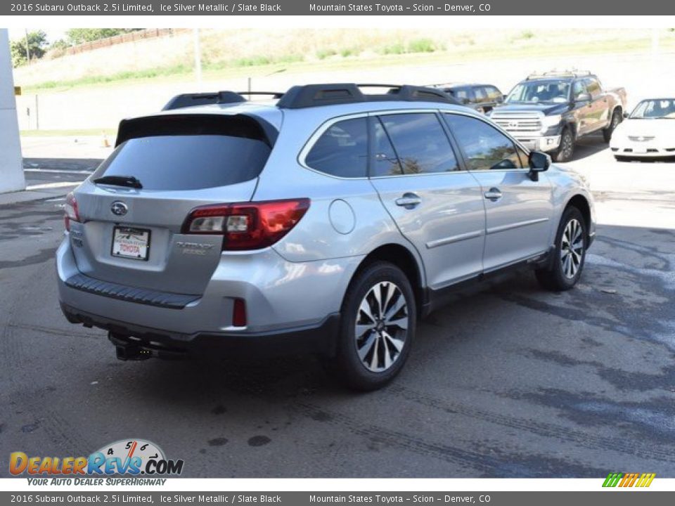 2016 Subaru Outback 2.5i Limited Ice Silver Metallic / Slate Black Photo #6