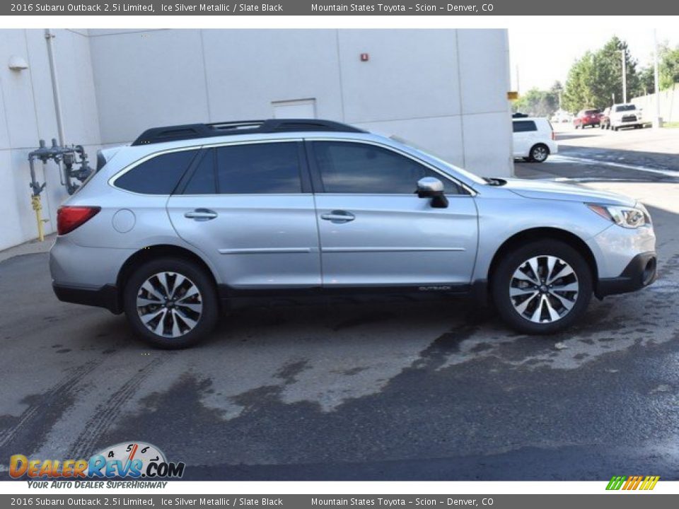 2016 Subaru Outback 2.5i Limited Ice Silver Metallic / Slate Black Photo #7