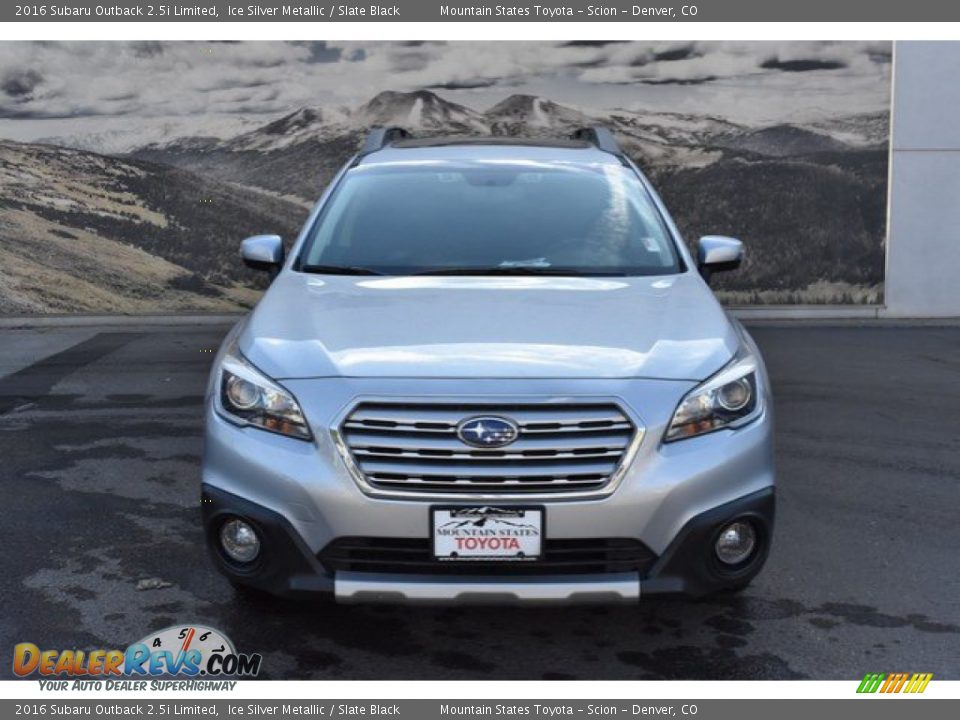 2016 Subaru Outback 2.5i Limited Ice Silver Metallic / Slate Black Photo #8