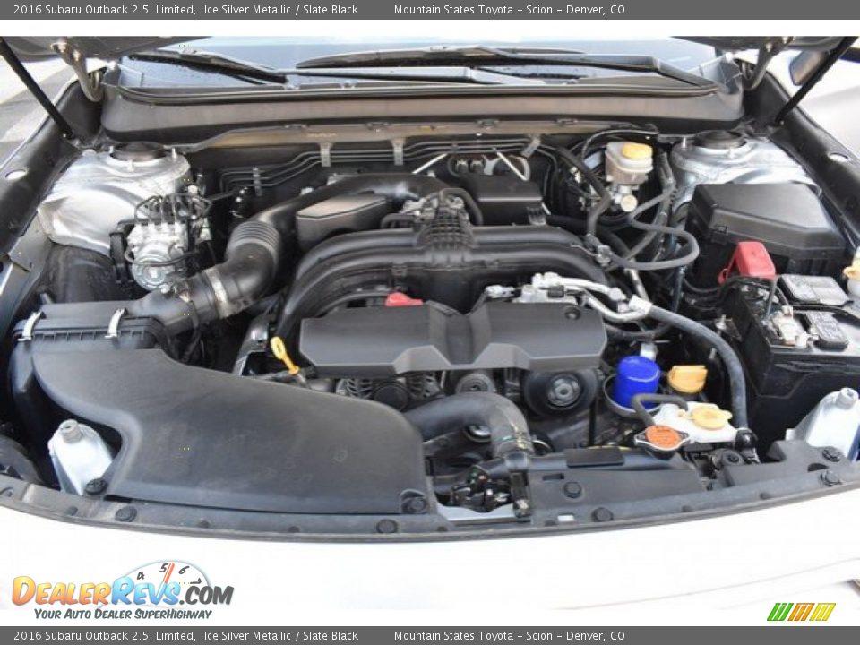 2016 Subaru Outback 2.5i Limited Ice Silver Metallic / Slate Black Photo #9