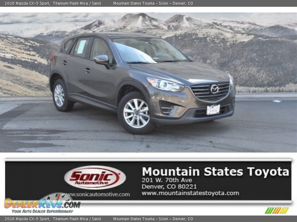 2016 Mazda CX-5 Sport Titanium Flash Mica / Sand Photo #1