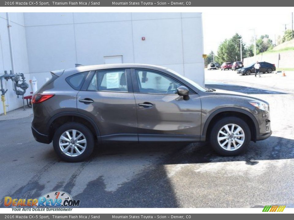 2016 Mazda CX-5 Sport Titanium Flash Mica / Sand Photo #7