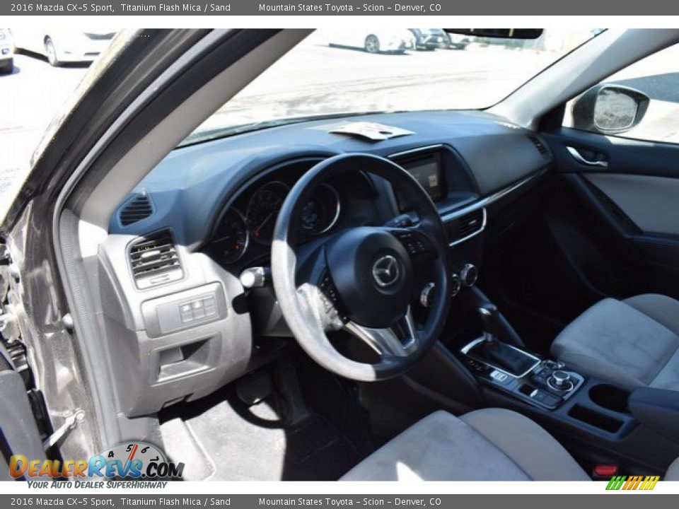 2016 Mazda CX-5 Sport Titanium Flash Mica / Sand Photo #10