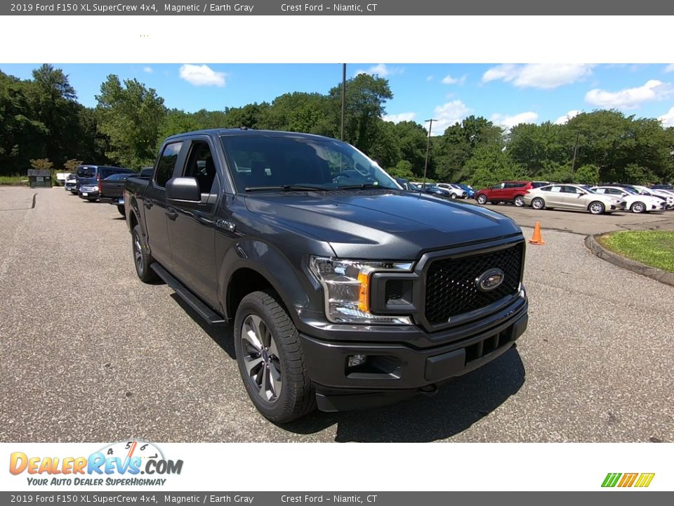 2019 Ford F150 XL SuperCrew 4x4 Magnetic / Earth Gray Photo #1