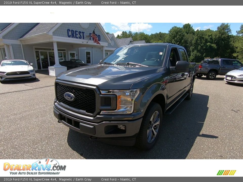 2019 Ford F150 XL SuperCrew 4x4 Magnetic / Earth Gray Photo #3