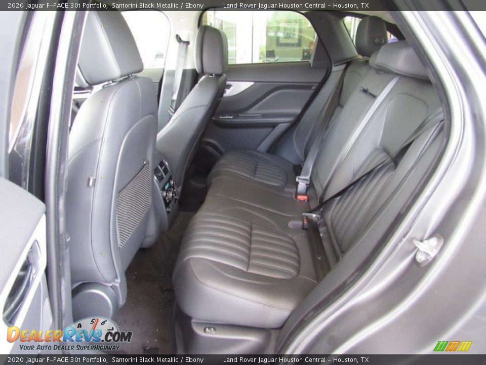 2020 Jaguar F-PACE 30t Portfolio Santorini Black Metallic / Ebony Photo #5