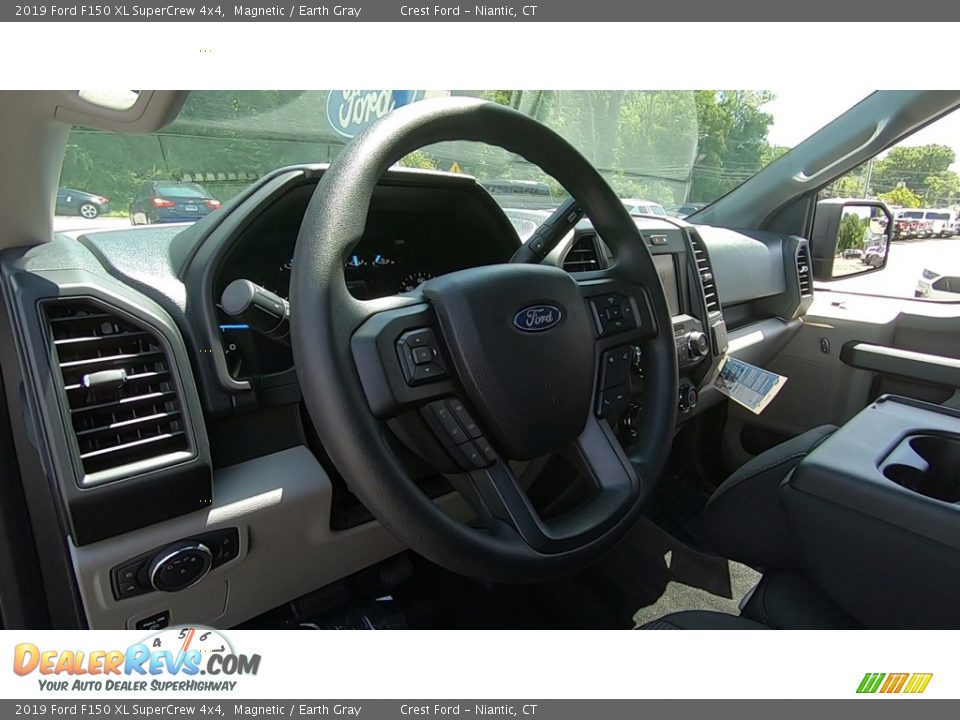 2019 Ford F150 XL SuperCrew 4x4 Magnetic / Earth Gray Photo #10