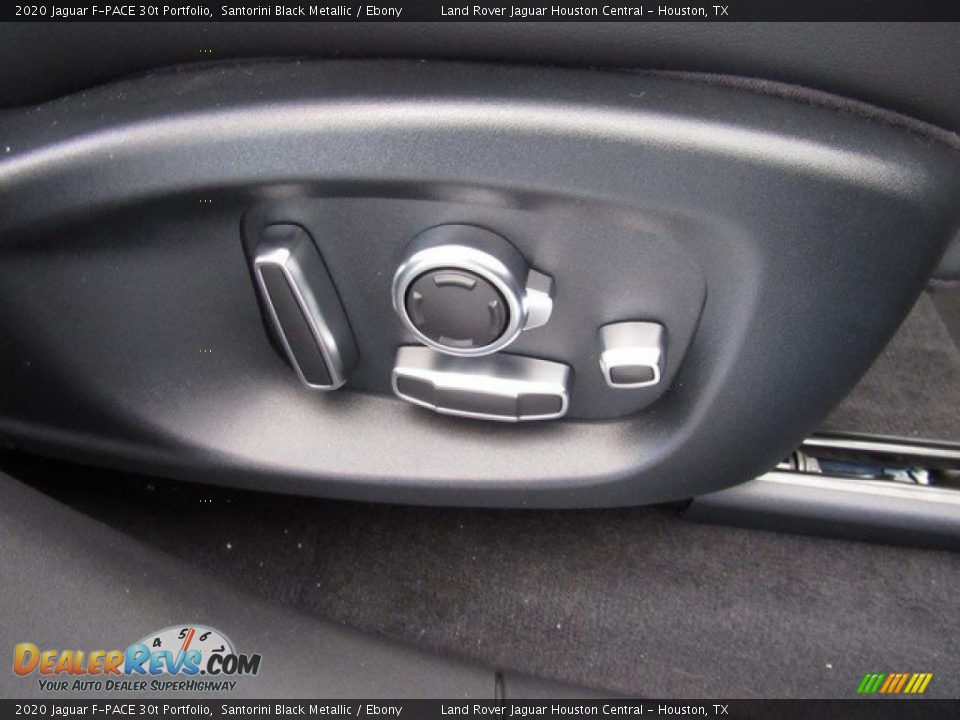 2020 Jaguar F-PACE 30t Portfolio Santorini Black Metallic / Ebony Photo #20