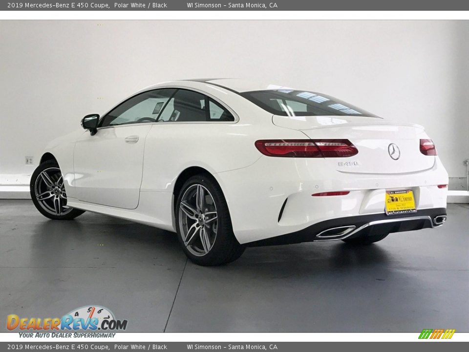 2019 Mercedes-Benz E 450 Coupe Polar White / Black Photo #2