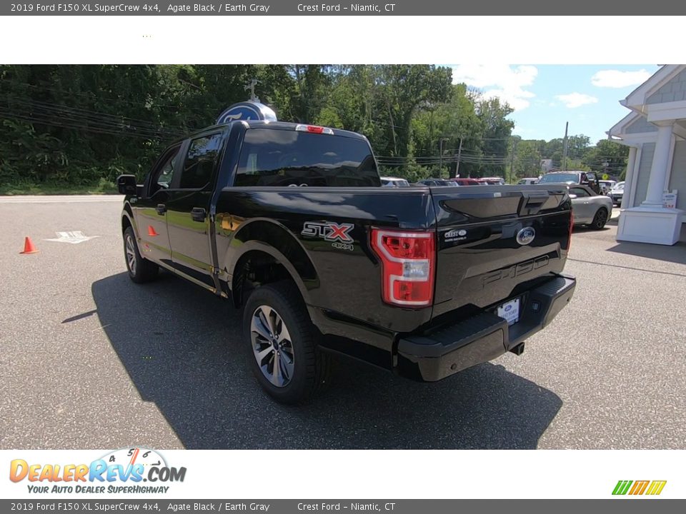 2019 Ford F150 XL SuperCrew 4x4 Agate Black / Earth Gray Photo #5