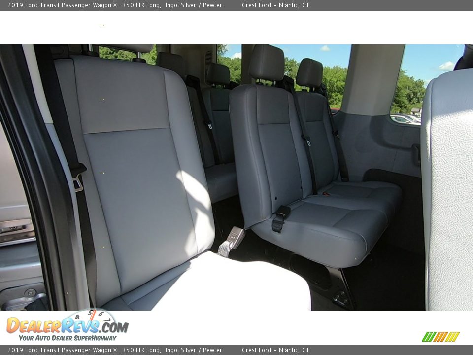 2019 Ford Transit Passenger Wagon XL 350 HR Long Ingot Silver / Pewter Photo #19