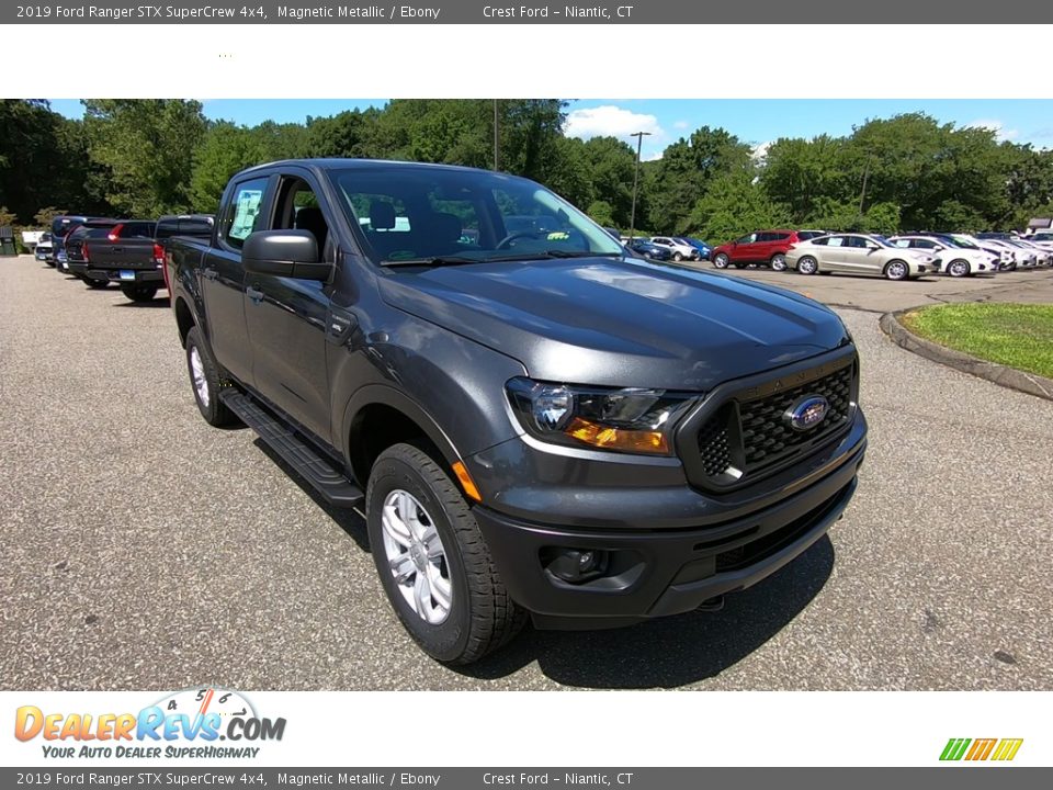 2019 Ford Ranger STX SuperCrew 4x4 Magnetic Metallic / Ebony Photo #1