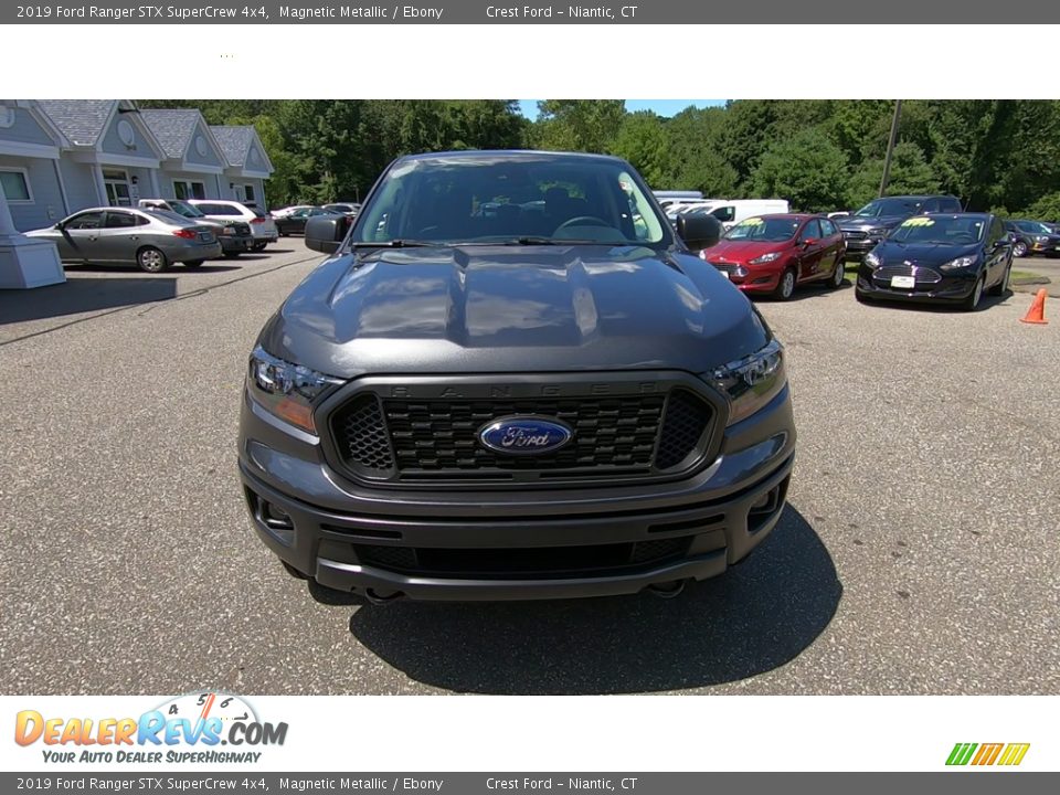 2019 Ford Ranger STX SuperCrew 4x4 Magnetic Metallic / Ebony Photo #2
