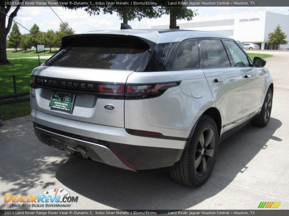 2020 Land Rover Range Rover Velar R-Dynamic S Indus Silver Metallic / Ebony/Ebony Photo #7