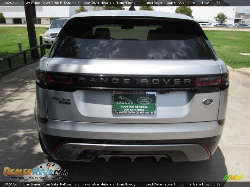 2020 Land Rover Range Rover Velar R-Dynamic S Indus Silver Metallic / Ebony/Ebony Photo #8