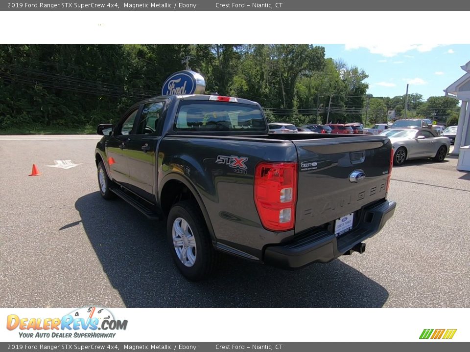 2019 Ford Ranger STX SuperCrew 4x4 Magnetic Metallic / Ebony Photo #5