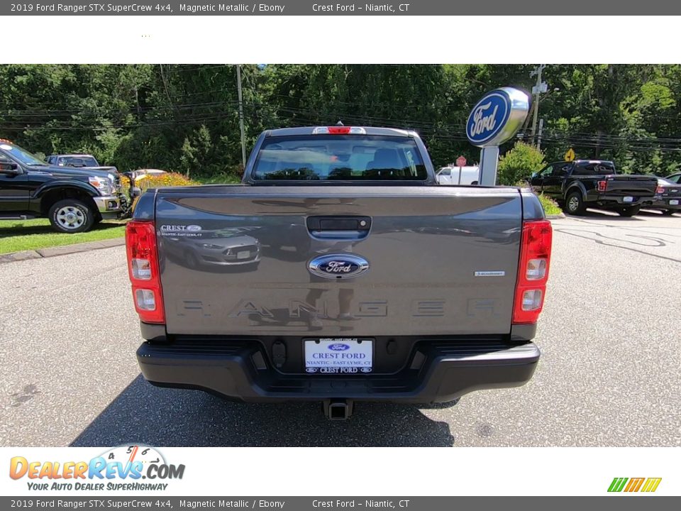 2019 Ford Ranger STX SuperCrew 4x4 Magnetic Metallic / Ebony Photo #6