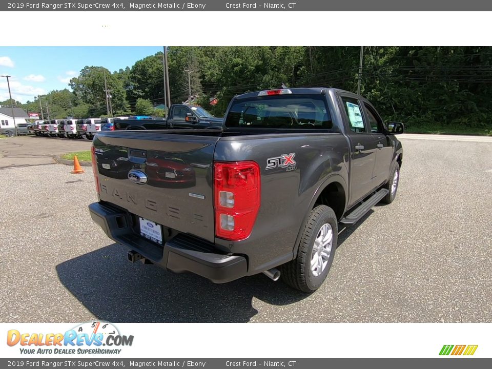 2019 Ford Ranger STX SuperCrew 4x4 Magnetic Metallic / Ebony Photo #7