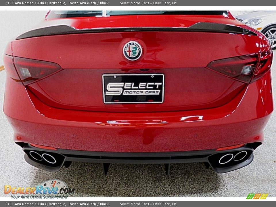 2017 Alfa Romeo Giulia Quadrifoglio Rosso Alfa (Red) / Black Photo #5