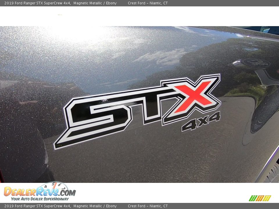 2019 Ford Ranger STX SuperCrew 4x4 Magnetic Metallic / Ebony Photo #9