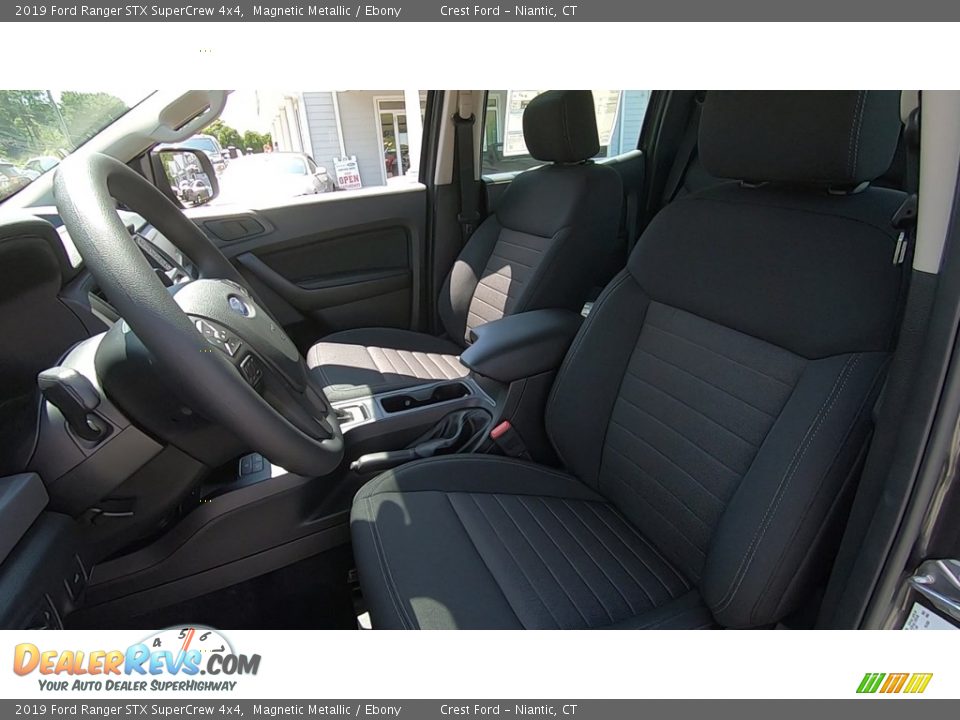 2019 Ford Ranger STX SuperCrew 4x4 Magnetic Metallic / Ebony Photo #11