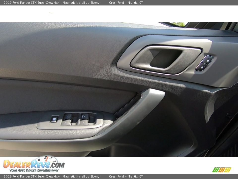 2019 Ford Ranger STX SuperCrew 4x4 Magnetic Metallic / Ebony Photo #12