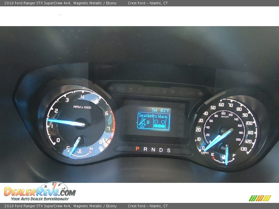 2019 Ford Ranger STX SuperCrew 4x4 Magnetic Metallic / Ebony Photo #13