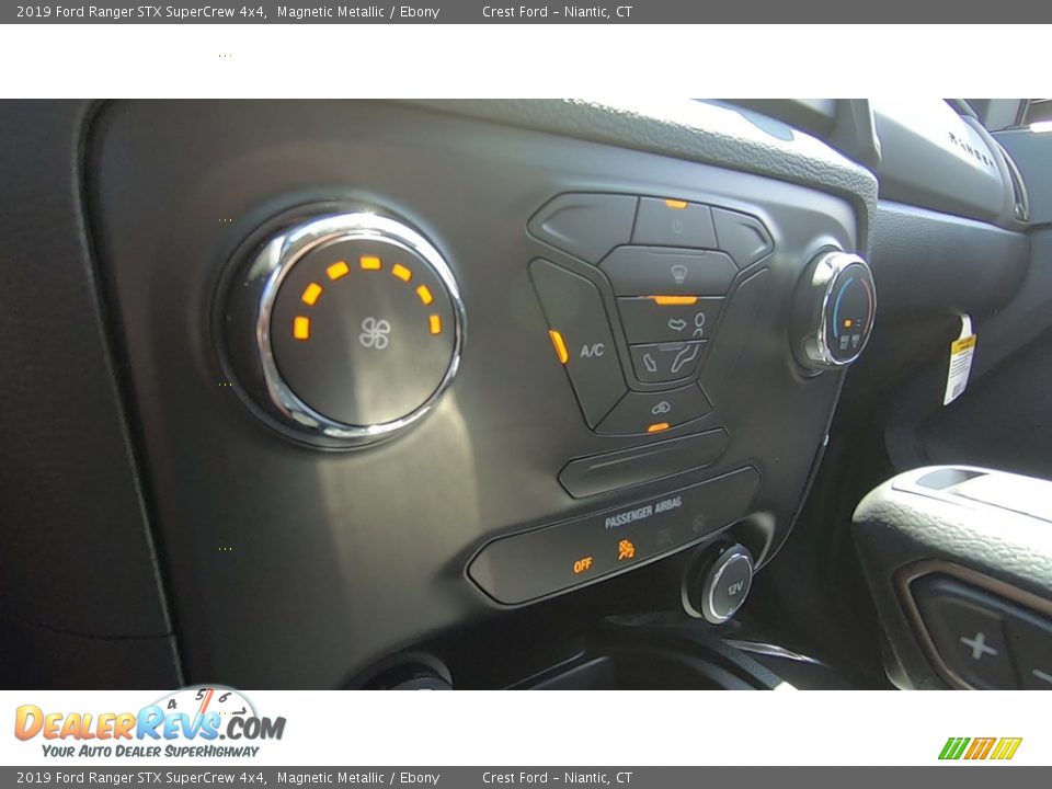 2019 Ford Ranger STX SuperCrew 4x4 Magnetic Metallic / Ebony Photo #15